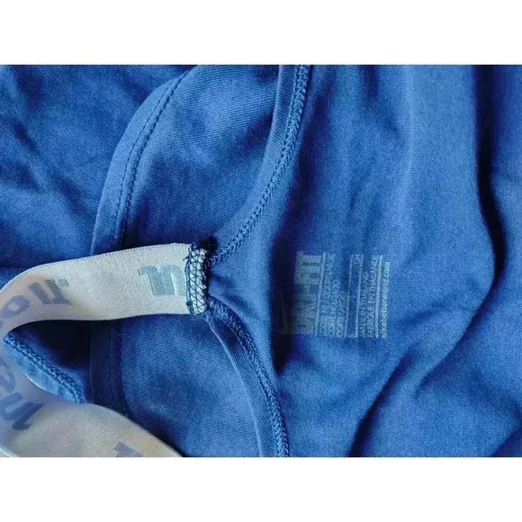 Women's Size S Nike Dri Fit  Just Do It Workout Tank Top Blue  Racerback - Picture 5 of 8